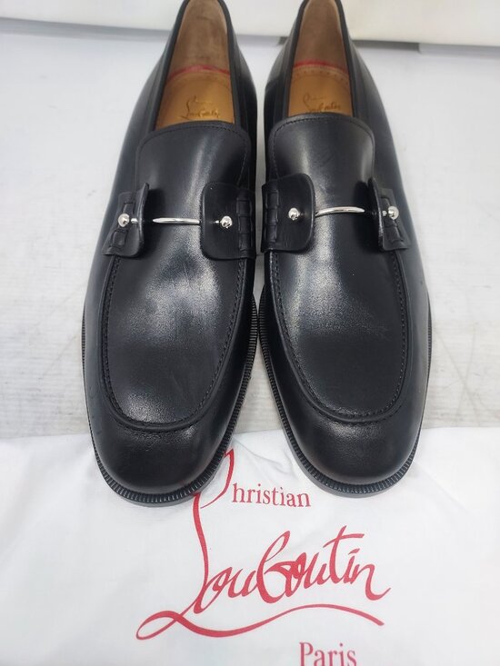 Christian Louboutin Leather Black Chambelimoc Loafer main image 5